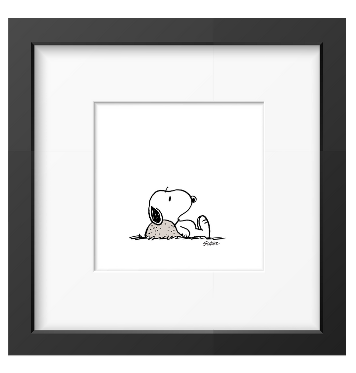 Peanuts Snoopy Bild Gerahmter Kunstdruck Charles M. Schulz 15 Motive 26x26 Magpie
