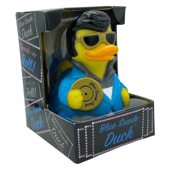 Blue Suede Rock and Roll Duck Ente Badeente CelebriDucks