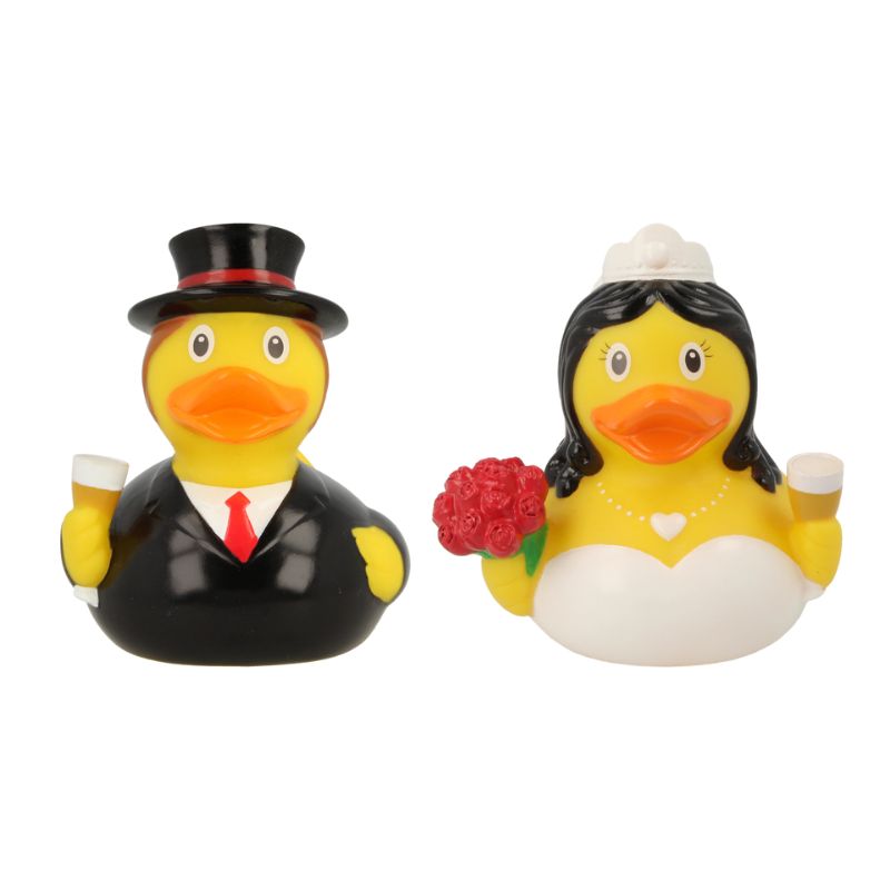LILALU Happy Duck LILALU Badeente – Quietscheente Für Kinder & Erwachsene, über 350 Motive, Lustiges Geschenk Für Jeden Anlass, Inkl. Bachelor-Ente