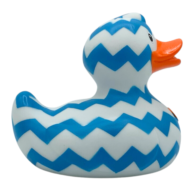 Luxury ZIGZAG BUD Duck Badeente Quietscheente