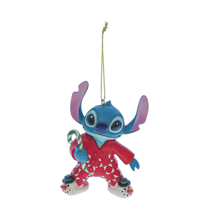 Disney Lilo & Stitch in Christmas Pyjama Christbaumschmuck Hängende Dekoration Jim Shore Enesco