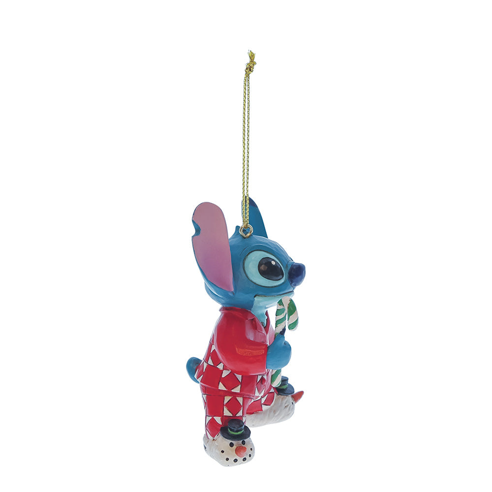 Disney Lilo & Stitch in Christmas Pyjama Christbaumschmuck Hängende Dekoration Jim Shore Enesco