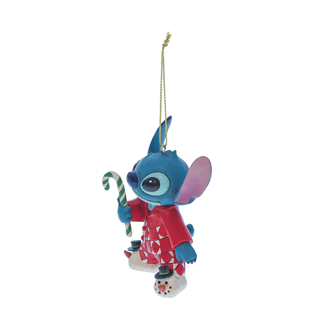 Disney Lilo & Stitch in Christmas Pyjama Christbaumschmuck Hängende Dekoration Jim Shore Enesco