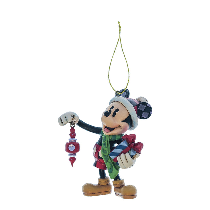 Disney Mickey Holding Gifts Christbaumschmuck Hängende Dekoration 6017546 Jim Shore Enesco