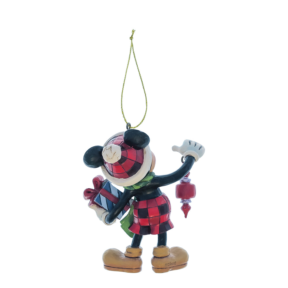 Disney Mickey Holding Gifts Christbaumschmuck Hängende Dekoration 6017546 Jim Shore Enesco