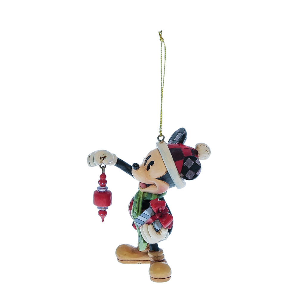 Disney Mickey Holding Gifts Christbaumschmuck Hängende Dekoration 6017546 Jim Shore Enesco