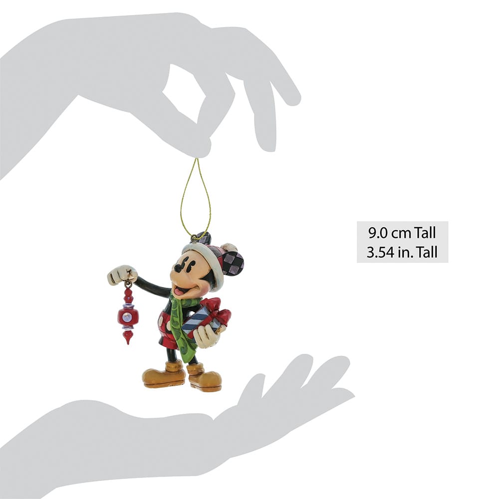 Disney Mickey Holding Gifts Christbaumschmuck Hängende Dekoration 6017546 Jim Shore Enesco