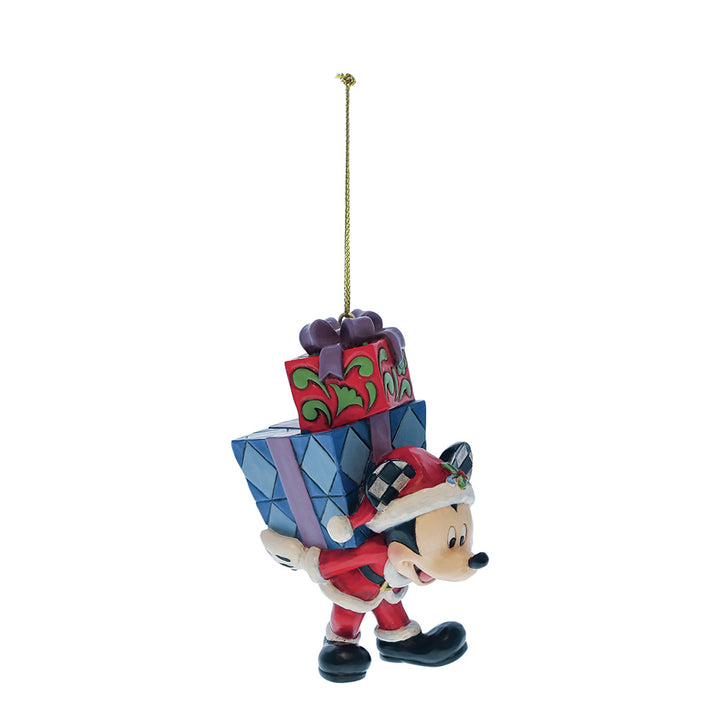 Disney Mickey With Gifts On His Back Christbaumschmuck Hängende Dekoration Jim Shore Enesco