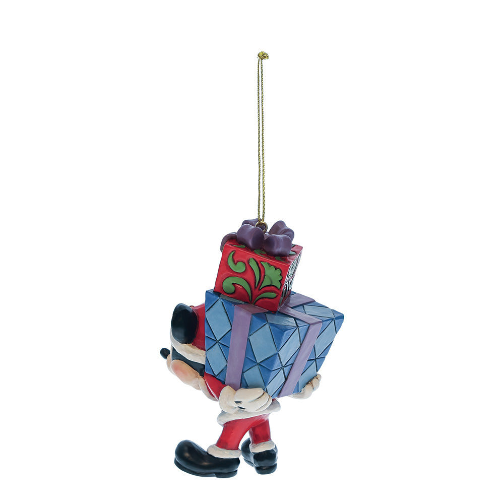 Disney Mickey With Gifts On His Back Christbaumschmuck Hängende Dekoration Jim Shore Enesco