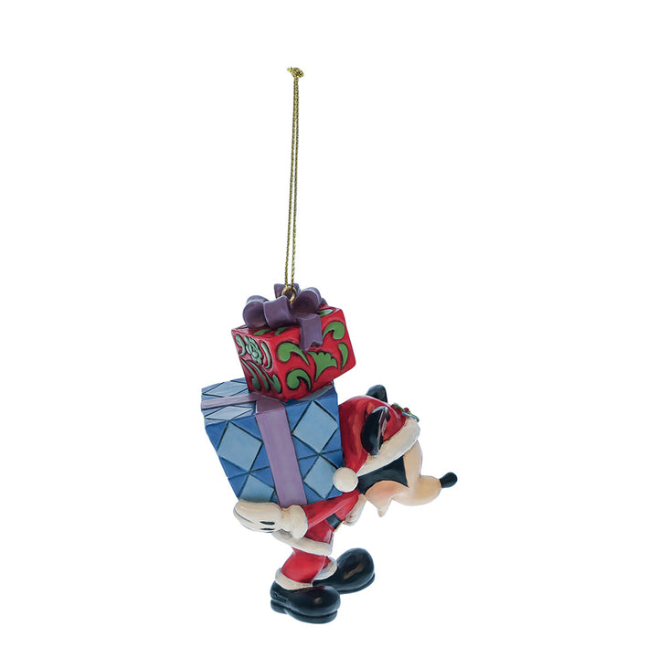 Disney Mickey With Gifts On His Back Christbaumschmuck Hängende Dekoration Jim Shore Enesco