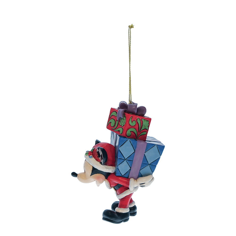 Disney Mickey With Gifts On His Back Christbaumschmuck Hängende Dekoration Jim Shore Enesco
