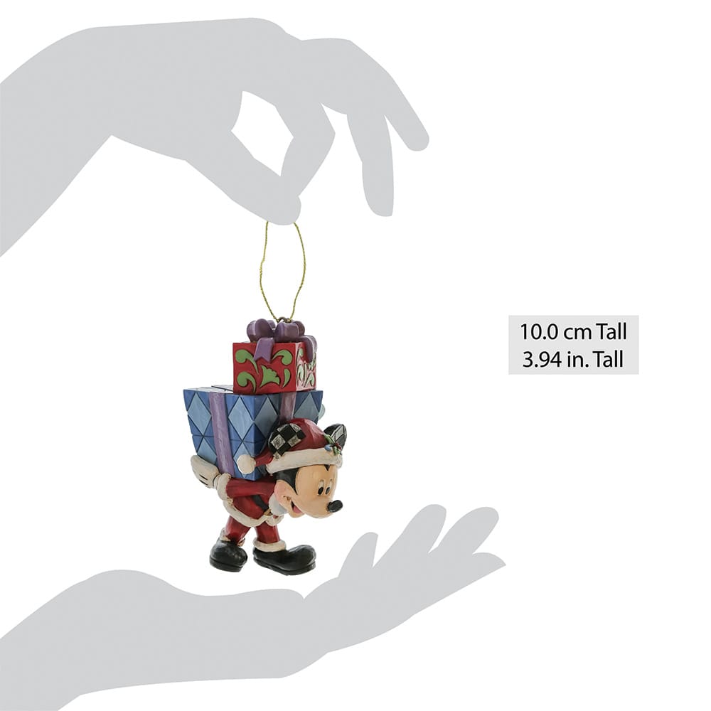 Disney Mickey With Gifts On His Back Christbaumschmuck Hängende Dekoration Jim Shore Enesco
