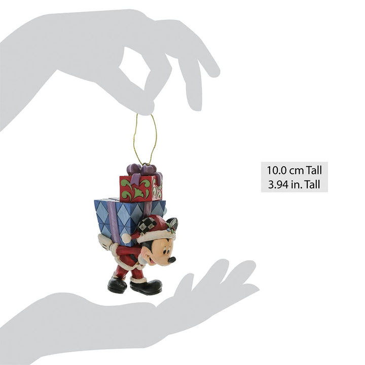 Disney Mickey With Gifts On His Back Christbaumschmuck Hängende Dekoration Jim Shore Enesco