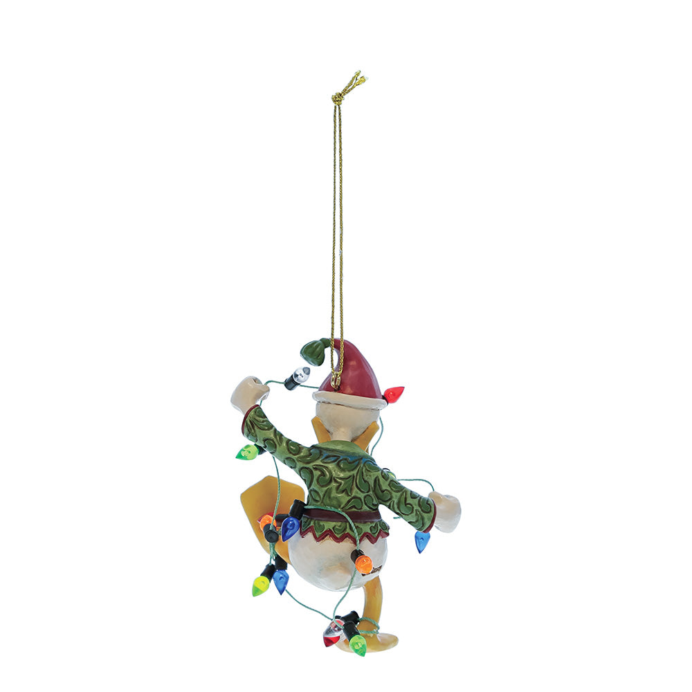 Disney Donald Duck Wrapped in Lights Christbaumschmuck Hängende Dekoration Jim Shore Enesco