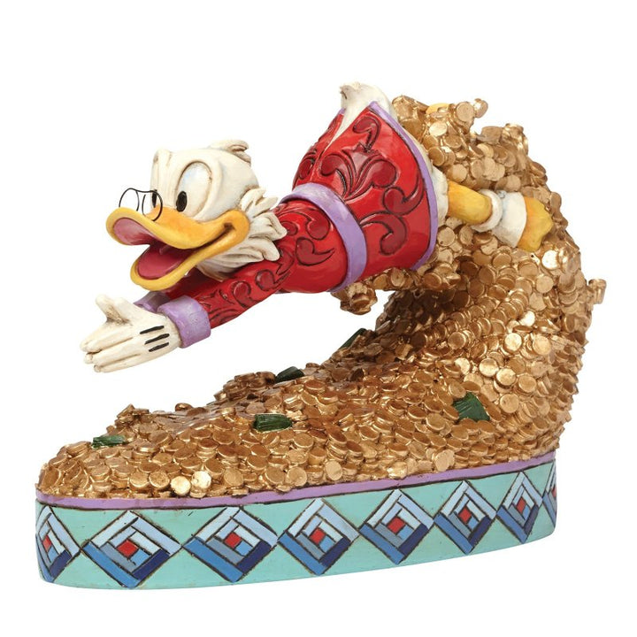 Disney Dagobert Duck Geldtresor Tauchgang Figur Sammelfigur 4046055 Enesco