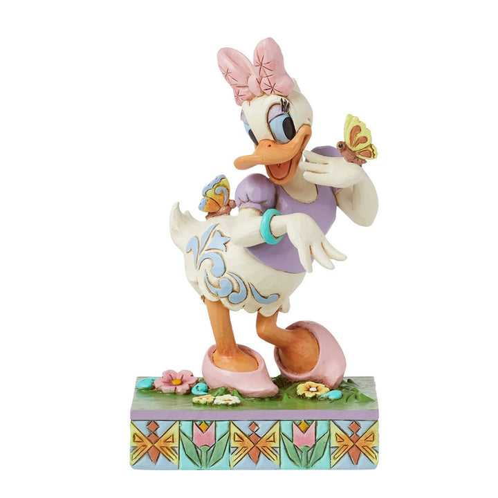 Disney Daisy Duck Blooms and Butterflies Frühling Figur Jim Shore 6016337 Enesco