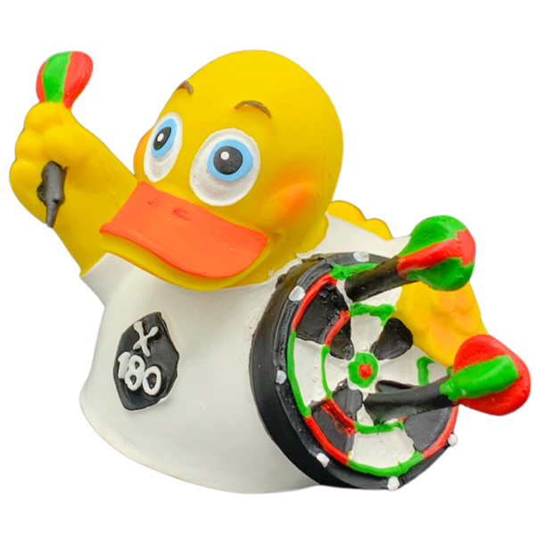 Darts 180 Duck Quietscheente Badeente Naturkautschuk Lanco