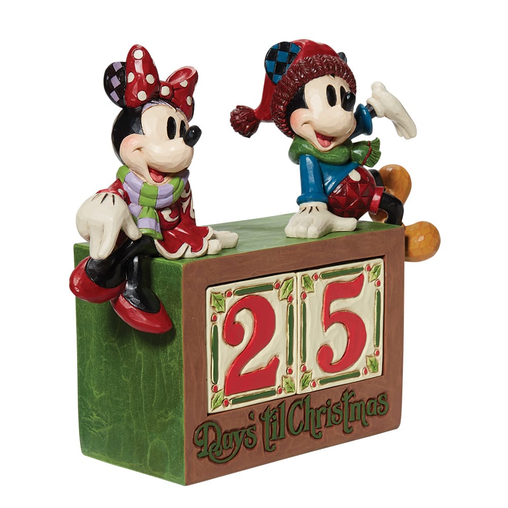 Disney Mickey & Minnie Maus Adventskalender Figur Jim Shore 6013057 Enesco