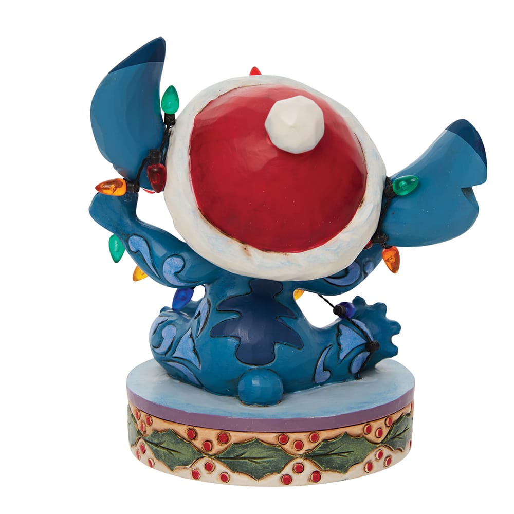 Disney Santa Stitch In Lichter Gehüllt Figur Jim Shore 6010872 Enesco