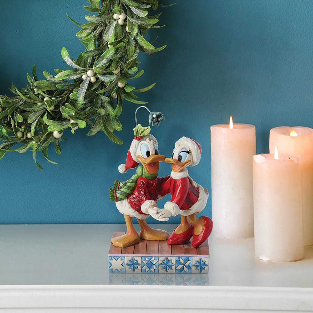 Disney Donald & Daisy Duck Christmas Figur Jim Shore 6015004 Enesco