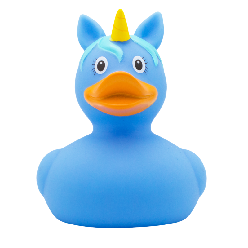 Einhorn-Kostüm Badeente Von LiLaLu – Mit Schlüsselanhänger, 9,5 Cm, Aus Vinyl