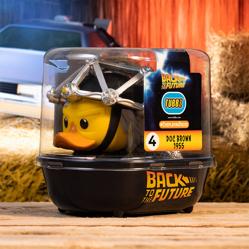 TUBBZ Sammlerfigur „Zurück In Die Zukunft“ Doc Brown Als Ente – Offiziell Lizenziert, Limitierte Auflage, Ca. 9 Cm
