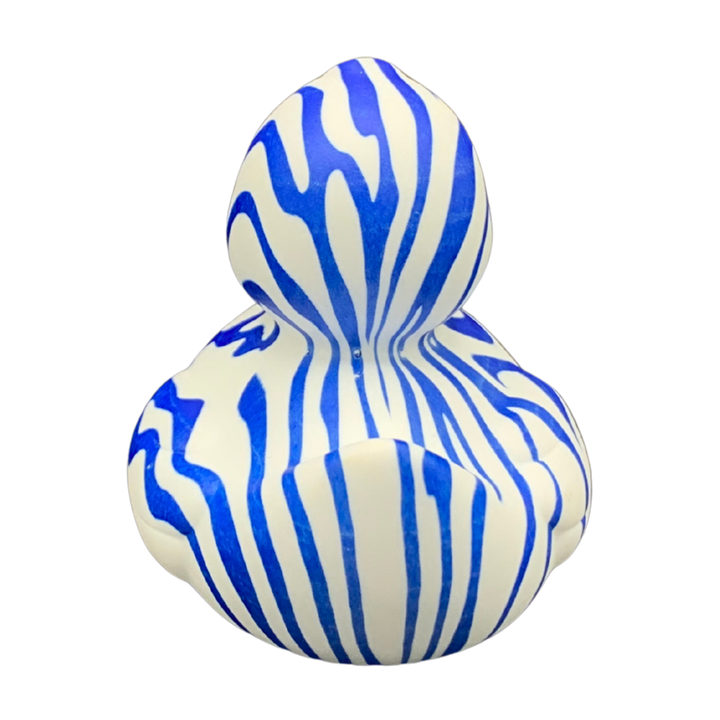 Zebra Weiss Blau Badeente Quietscheente Gummiente Entengalerie Duisburg