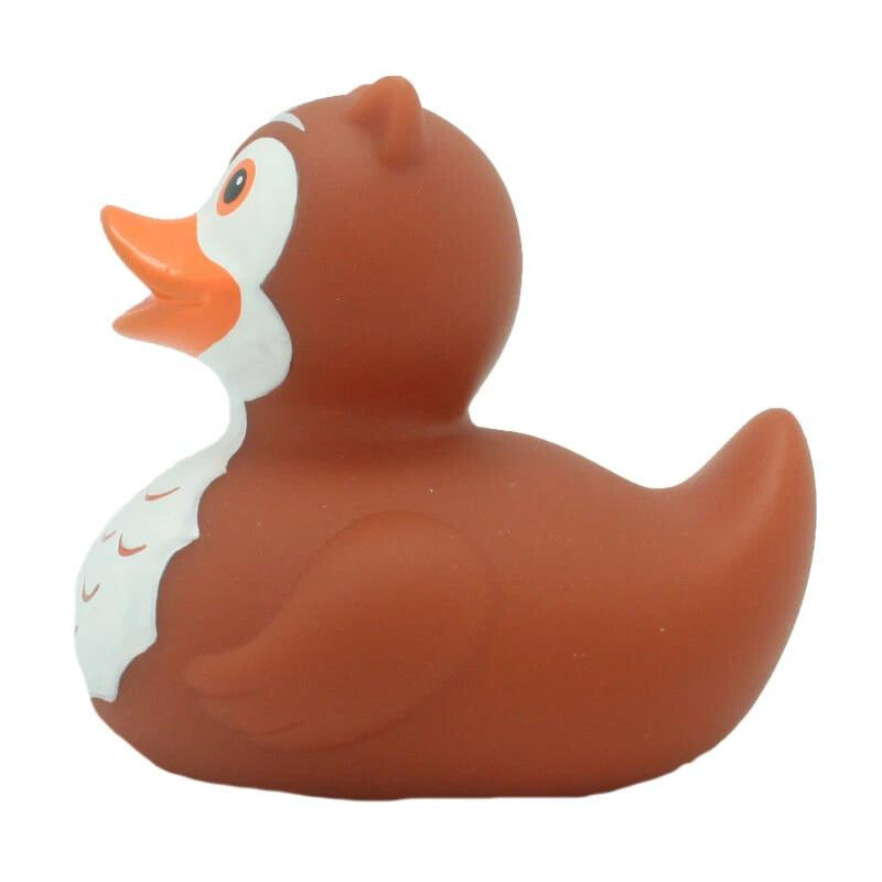 Eule Ente Badeente Quietscheente Gummiente Lilalu