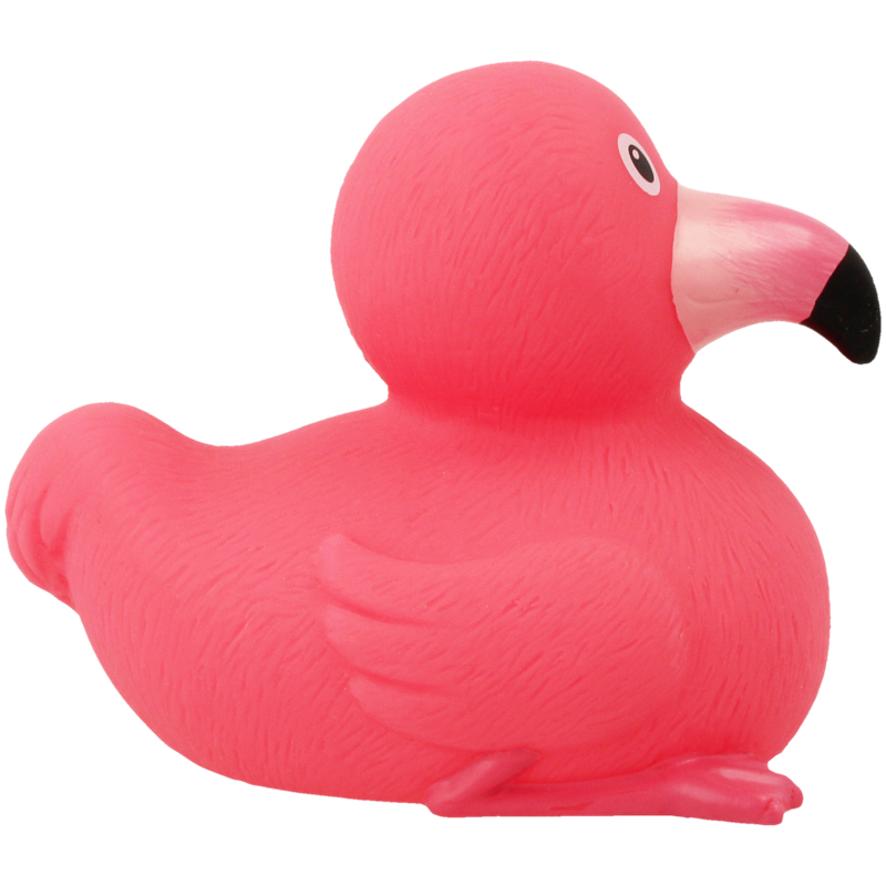 Flamingo Ente Pink Badeente Quietscheente Gummiente Lilalu