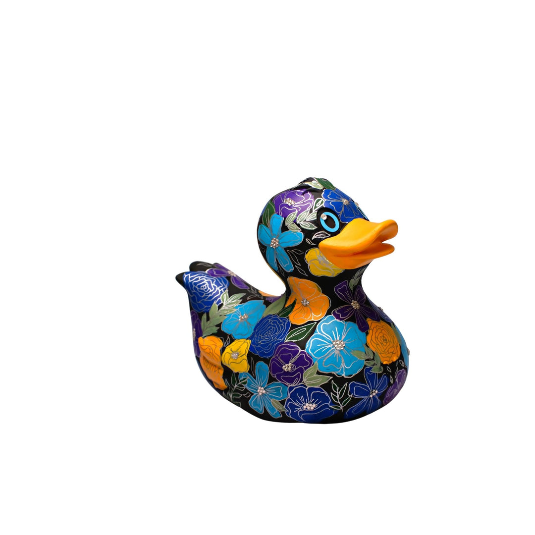 Flower Garden Art Duck Kunstobjekt Dekofigur Unikat von Ion