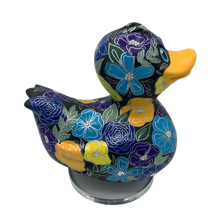 Flower Garden Art Duck Kunstobjekt Dekofigur Unikat von Ion