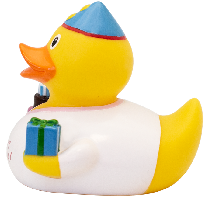 Geburtstag Ente Weiss Badeente Quietscheente Lilalu