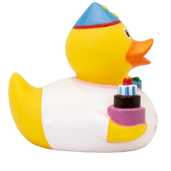 Geburtstag Ente Weiss Badeente Quietscheente Lilalu