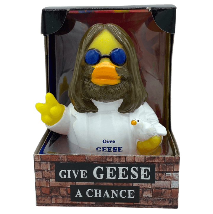 Give Geese a Chance Ente Badeente Quietscheente CelebriDucks