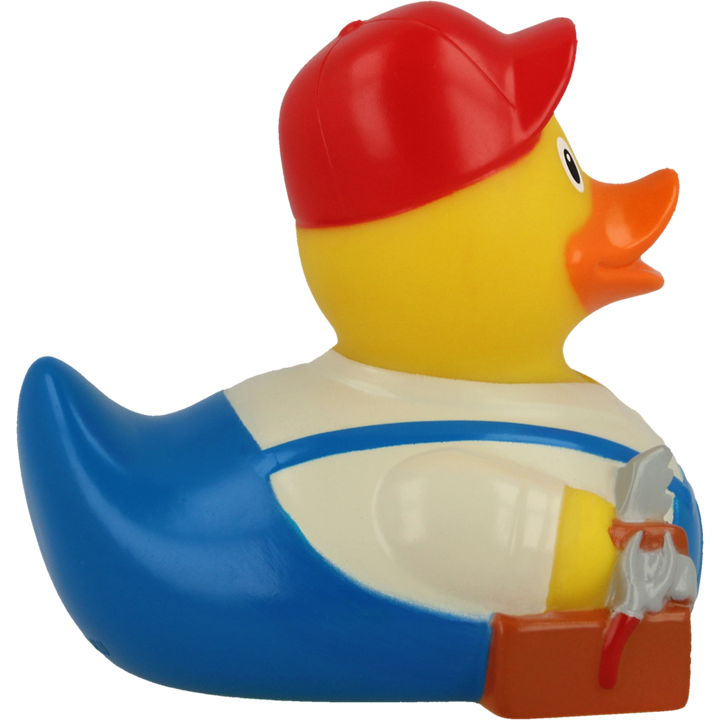 Handwerker Ente Badeente Quietscheente Gummiente Lilalu