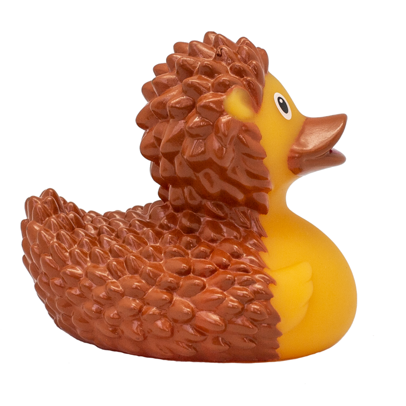 Igel Ente Badeente Quietscheente Gummiente Lilalu