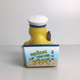 Kapitän Küste Meer Schiff Personalisierbare Namensente Badeente