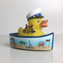 Kapitän Küste Meer Schiff Personalisierbare Namensente Badeente