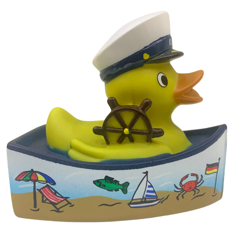 Kapitän Küste Meer Schiff Personalisierbare Namensente Badeente