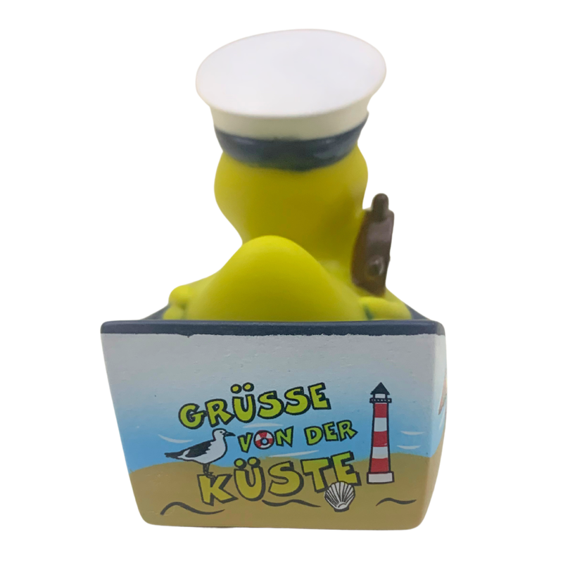 Kapitän Küste Meer Schiff Personalisierbare Namensente Badeente