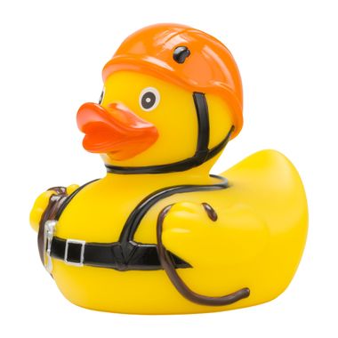 Klettern Bouldern Bergsteigen Ente Badeente Quietscheente Gummiente