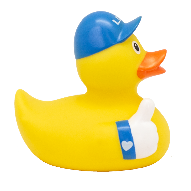 Like gefällt mir Ente Badeente Quietscheente Lilalu