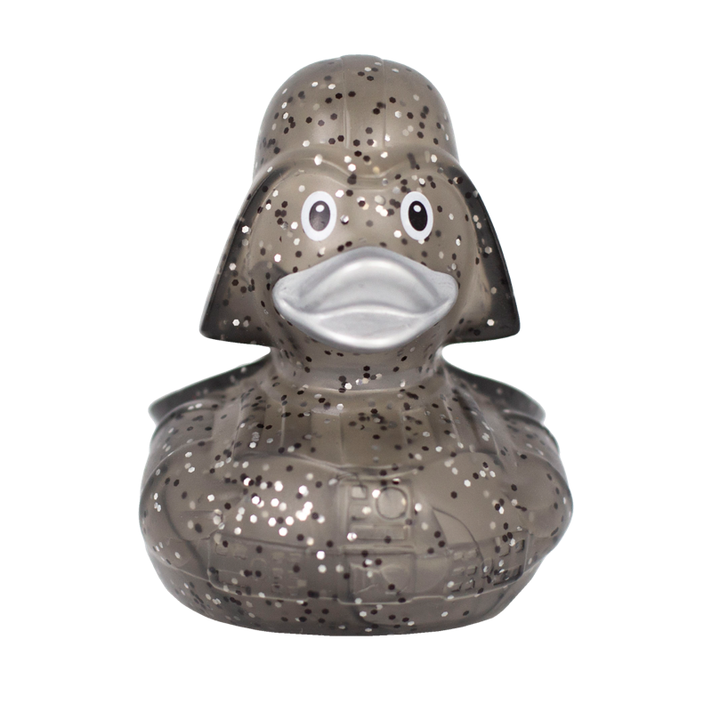 LILALU Badeente Black Star – Quietscheente Für Kinder & Erwachsene – Aus über 350 Motiven – Perfekt Als Geschenk