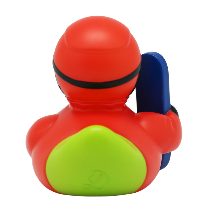 Snowboard Wintersport Ente Badeente Quietscheente Gummiente Lilalu