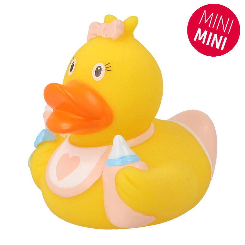 Mini Baby Ente Pink Mädchen Badeente Quietscheente Lilalu