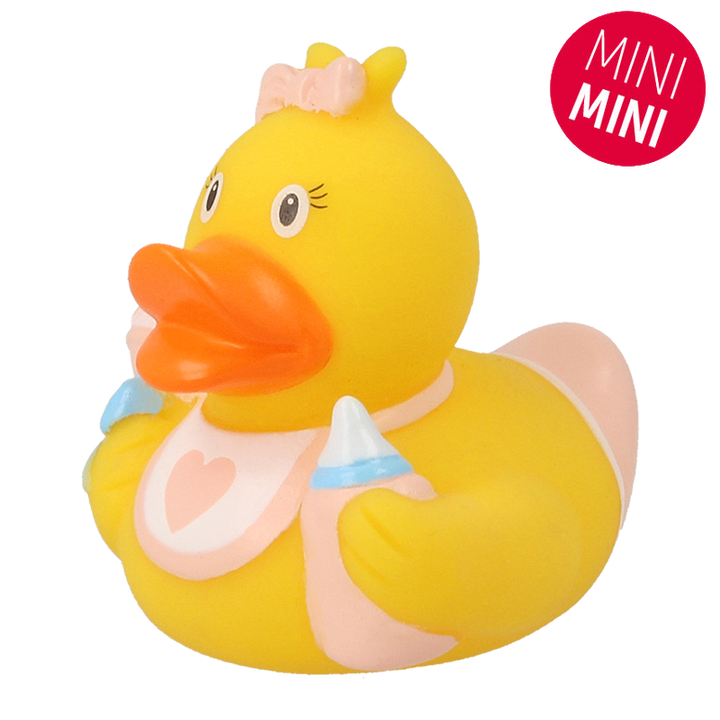 Mini Baby Ente Pink Mädchen Badeente Quietscheente Lilalu