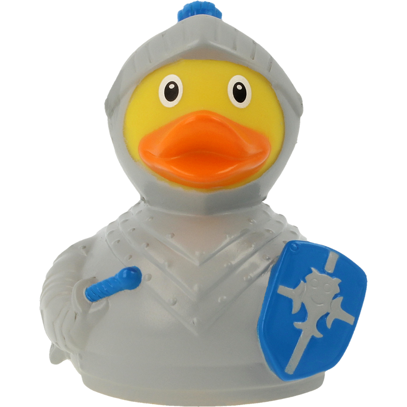 Ritter Ente Badeente Quietscheente Gummiente Lilalu