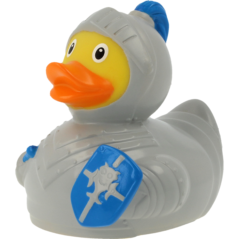Ritter Ente Badeente Quietscheente Gummiente Lilalu