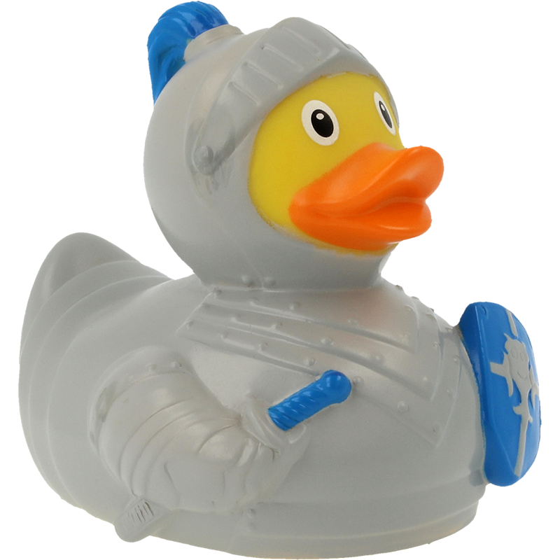 Ritter Ente Badeente Quietscheente Gummiente Lilalu