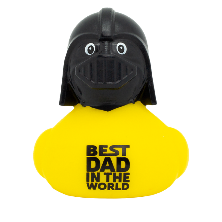 Best Dad in the World Ente Badeente Quietscheente Gummiente Lilalu